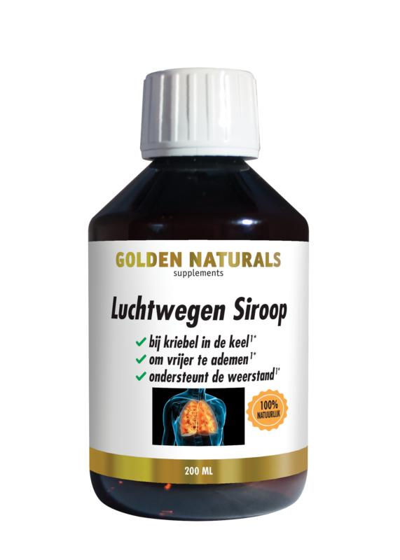 Golden Naturals Luchtwegen siroop 200.00 Milliliter