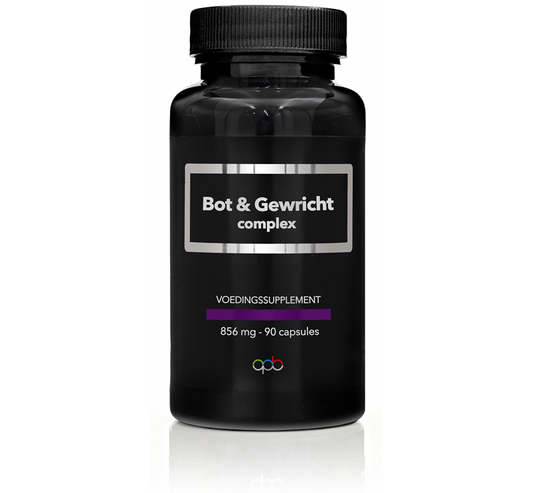APB Holland Bot & Gewricht Complex mineral supplement capsules, 856mg, 90-count, for joint and bone support.