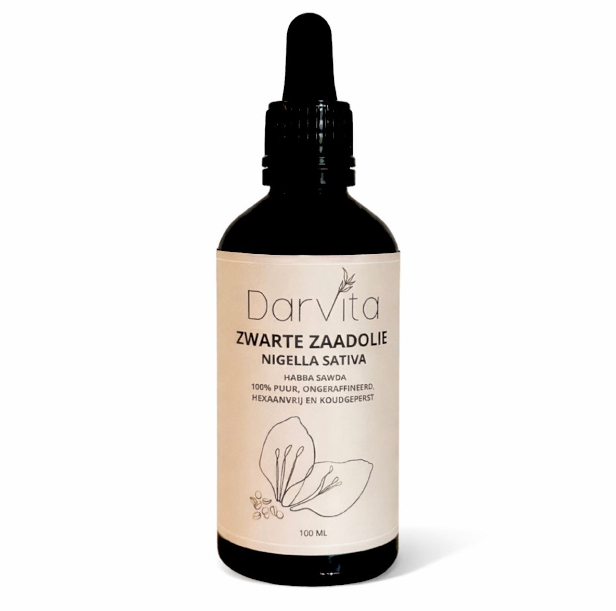Darvita Zwarte zaad olie 100.00 Milliliter