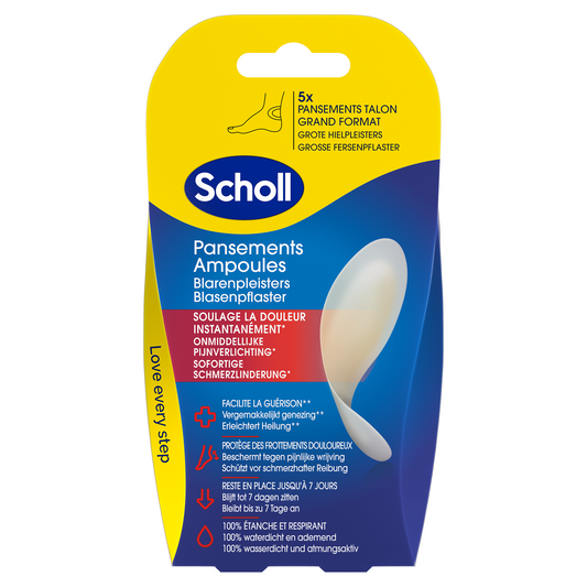 Dr. Scholl's Blarenpleister hiel large 5.00 Stuks
