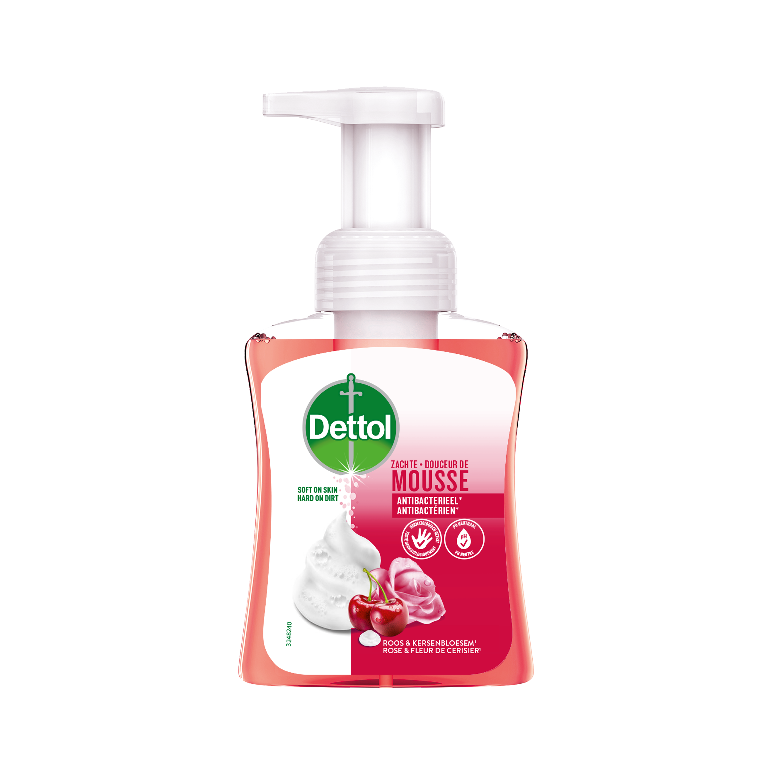 Dettol Mousse rose & cherryblossom 250.00 Milliliter