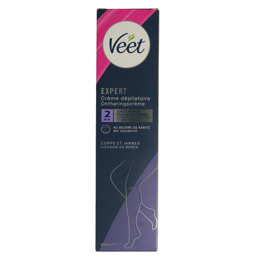 Veet Expert ontharingscreme benen 200.00 Milliliter