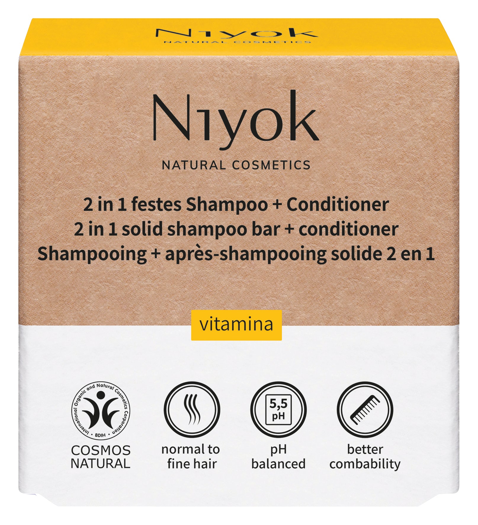 Niyok 2 in 1 shampoo/condition vitamina 80.00 Gram