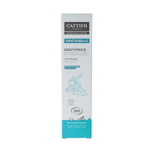 Cattier Tandpasta munt 75.00 Milliliter
