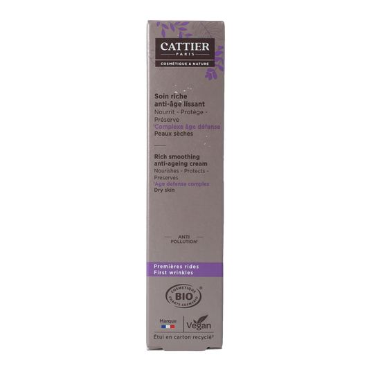 Cattier Anti rimpel verzorging droge huid 50.00 Milliliter