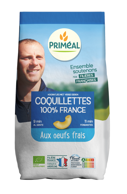 Primeal Macaroni met verse eieren bio 500 Gram