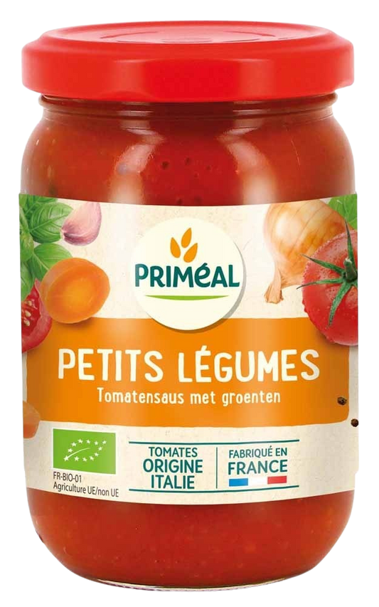 Primeal Tomatensaus met groenten bio 200.00 Gram