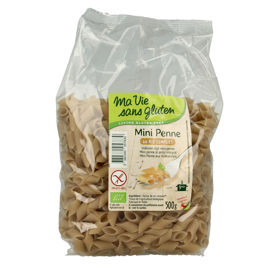 Ma Vie Sans Penne mini volkoren glutenvrij bio 500.00 Gram