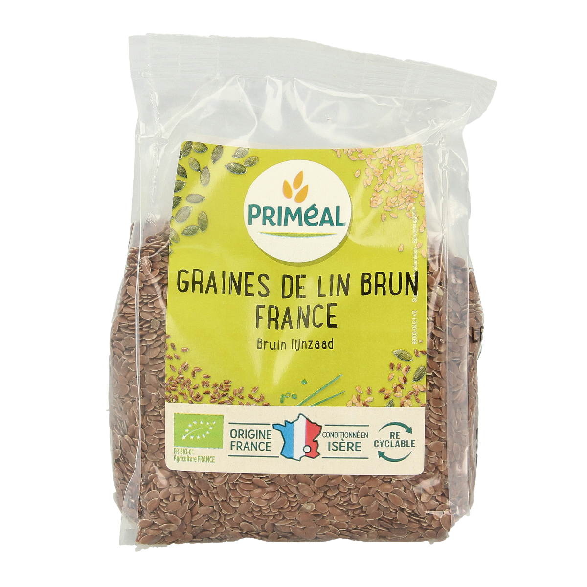 Primeal Lijnzaad bruin bio 250.00 Gram