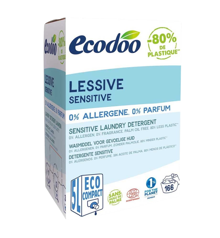 Ecodoo Wasmiddel vloeibaar sensitive eco 5.00 Liter