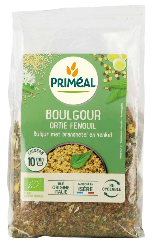 Primeal Bulgur met brandnetel  en venkel bio 300.00 Gram