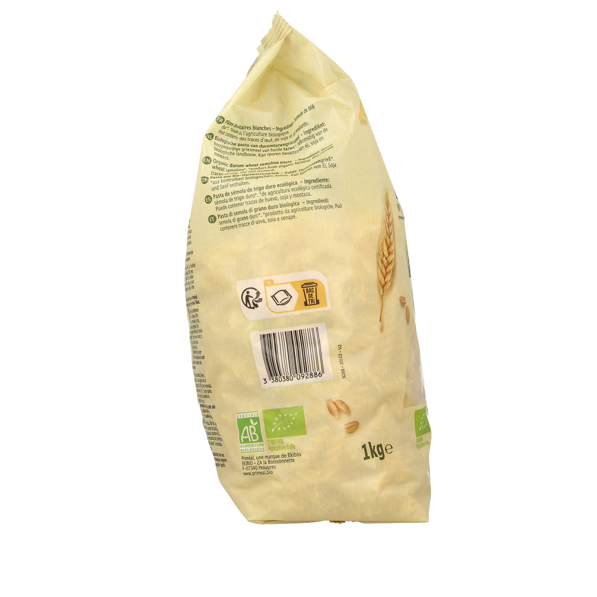 Primeal Fusilli spiralen familie bio 1.00 Kilogram