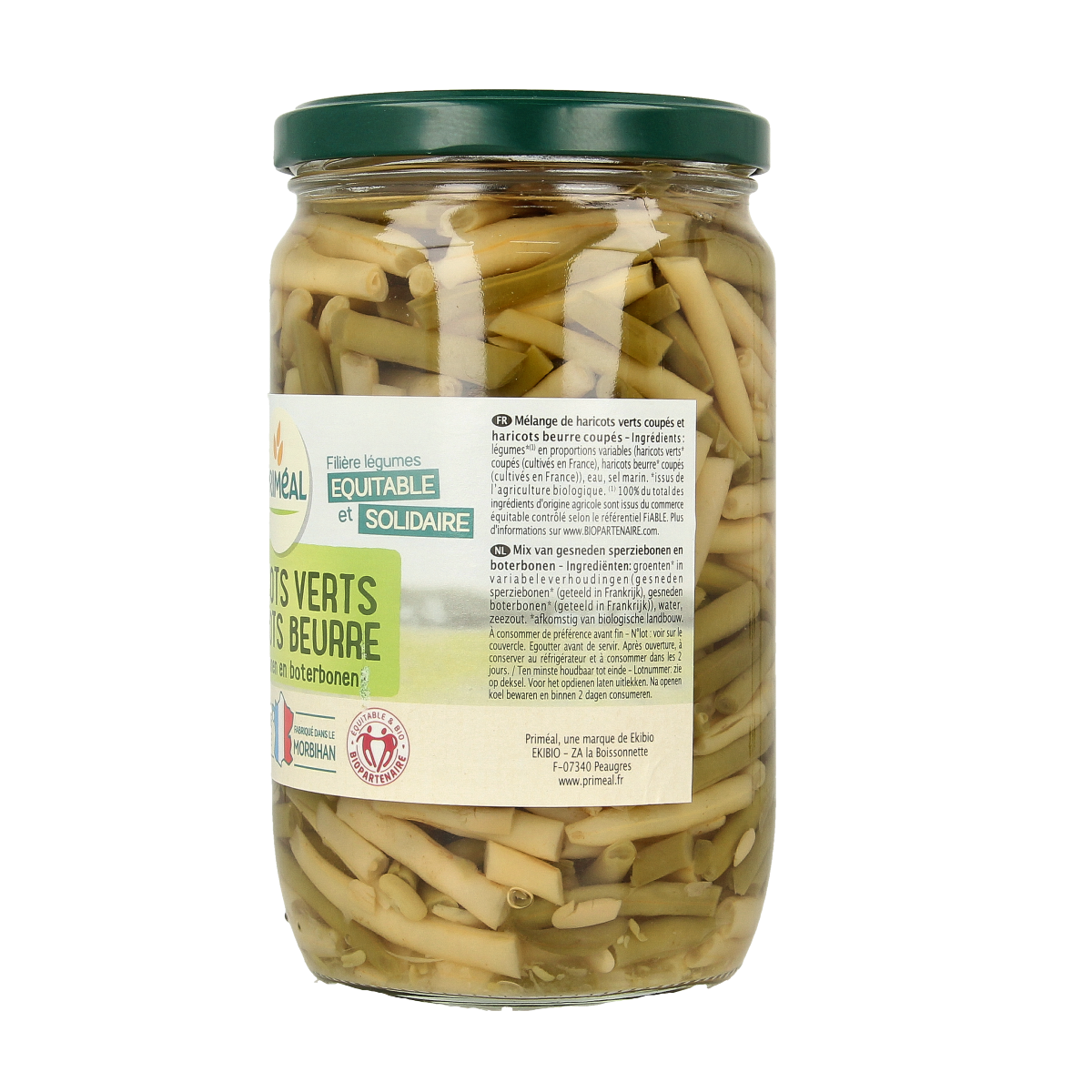 Primeal Sperziebonen en boterbonen uit Frankrijk bio 660.00 Gram