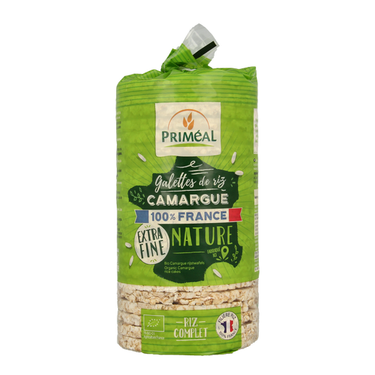 Primeal Rijstwafels extra dun Camargue bio 130 Gram