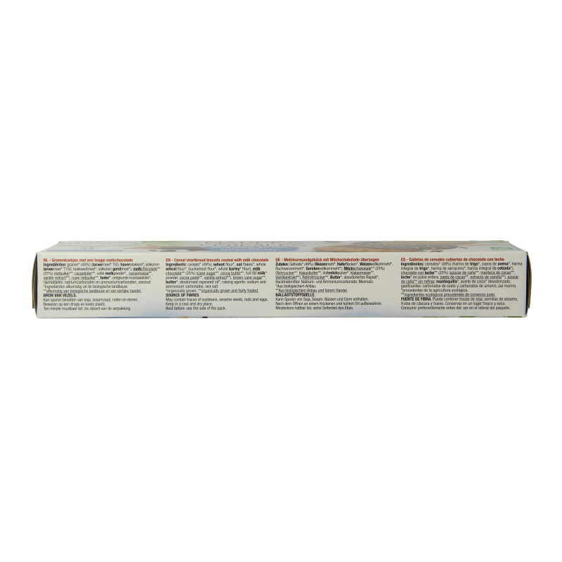 Bisson Melk chocolade frosted granenkoekjes bio 140 Gram