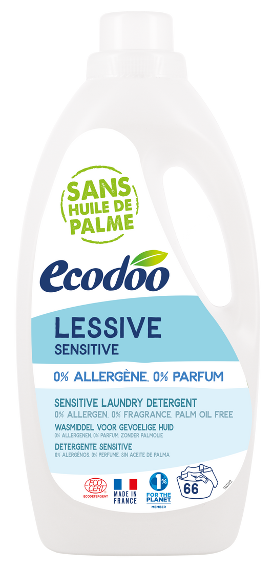 Ecodoo Wasmiddel vloeibaar sensitive 0% bio 2.00 Liter