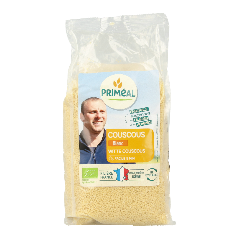 Primeal Couscous wit Frankrijk bio 500 Gram