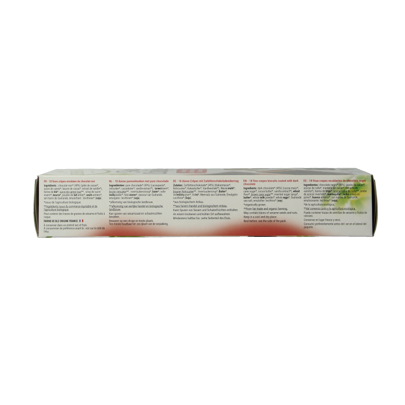 Bisson Crepes pure chocolade bio 90 Gram