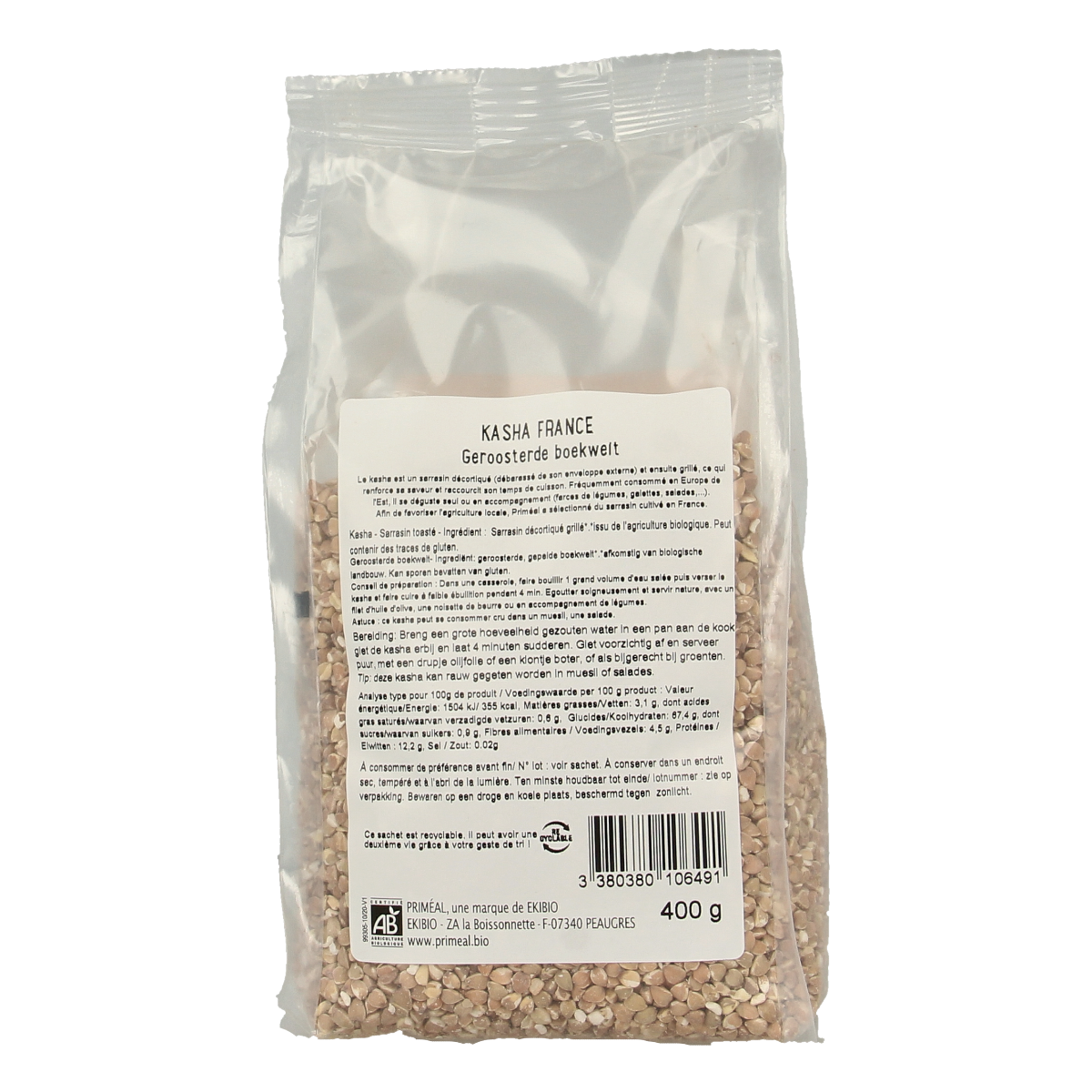 Primeal Kasha bio 400.00 Gram