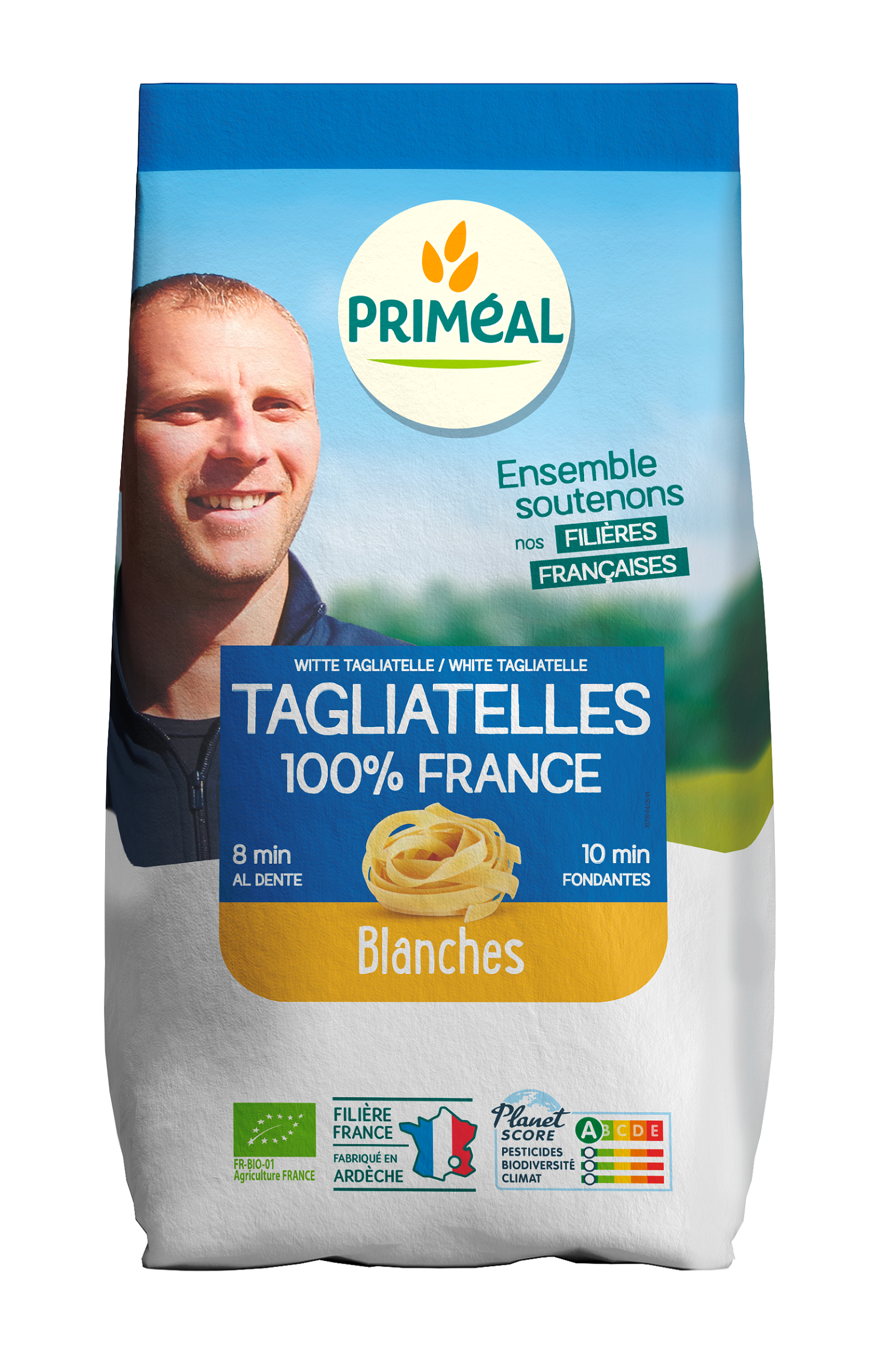 Primeal Tagliatelle uit Frankrijk bio 250 Gram