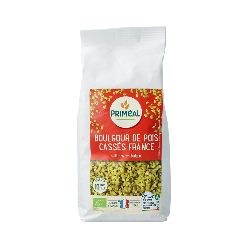 Primeal Bulgur van spliterwten bio 500 Gram