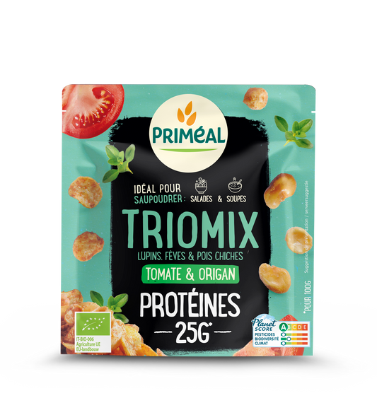 Primeal Trio mix proteine topping tomaat oregano bio 70.00 Gram