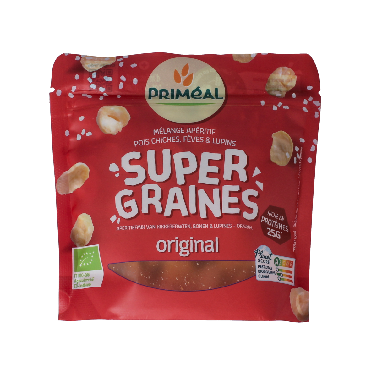 Primeal Super gezouten zaden bio 100.00 Gram