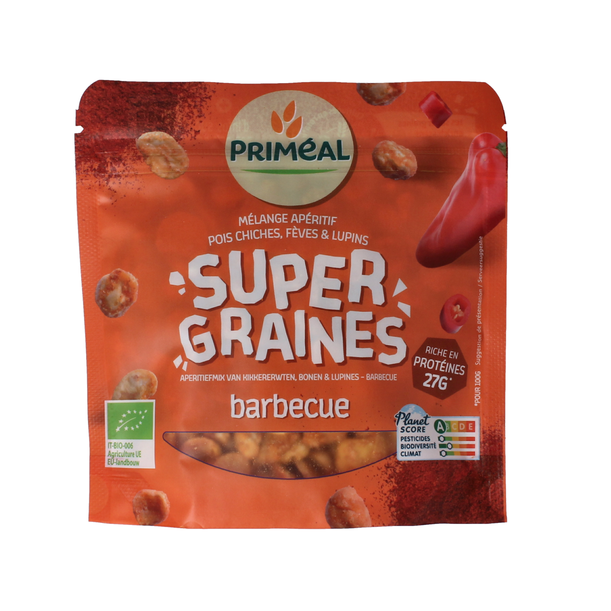 Primeal Super paprika zaden bio 100.00 Gram