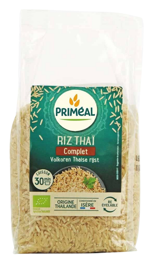 Primeal Volkoren Thaise rijst bio 500.00 Gram