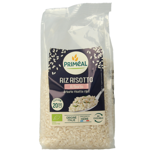 Primeal Witte risotto rijst Arborio bio 500.00 Gram