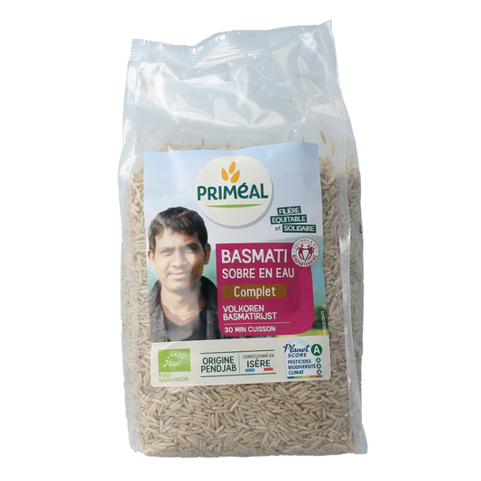 Primeal Volkoren basmati rijst bio 1.00 Kilogram