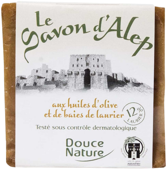 Douce Nature Zeep Aleppo blok 12% bio 200.00 Gram