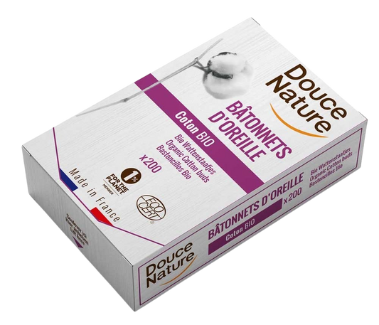 Douce Nature Wattenstaafjes bio katoen 200.00 Stuks