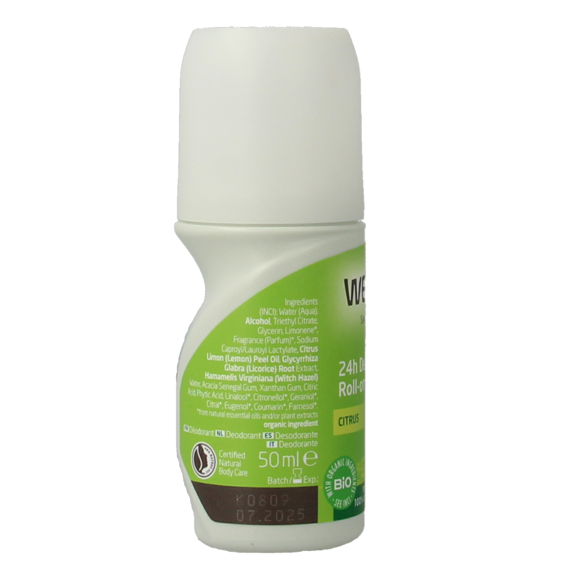 Weleda Citrus 24h roll on deodorant 50 Milliliter