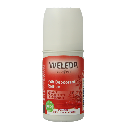 Weleda Granaatappel 24h roll on deodorant 50.00 Milliliter