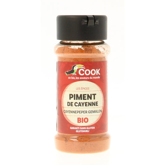 Cook Cayennepeper gemalen bio 40.00 Gram