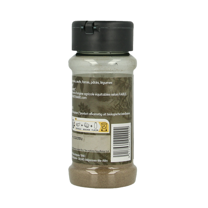 Cook Zwarte peper gemalen bio 45 Gram