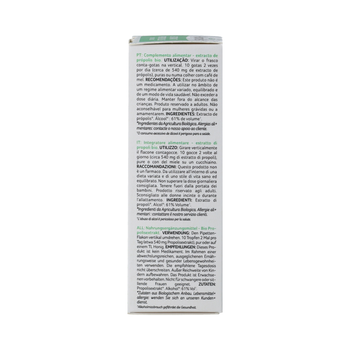 Aprolis biologische propolis extract, 100% natuurlijk kruidenpreparaat, 20 ml flesje