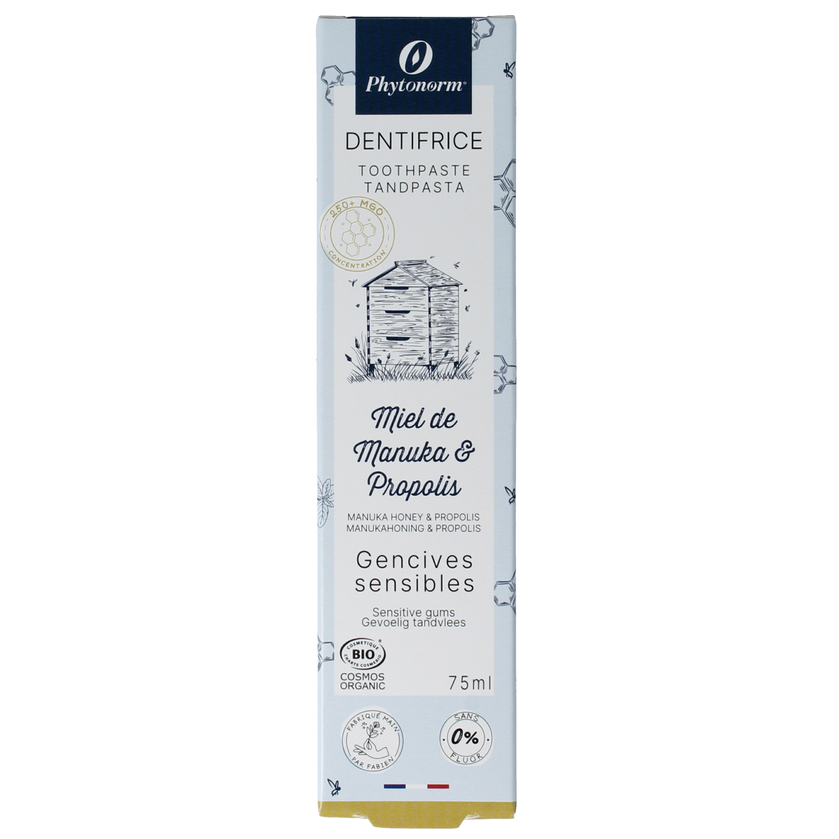 Phytonorm Manuka & propolis tandpasta 75.00 Milliliter