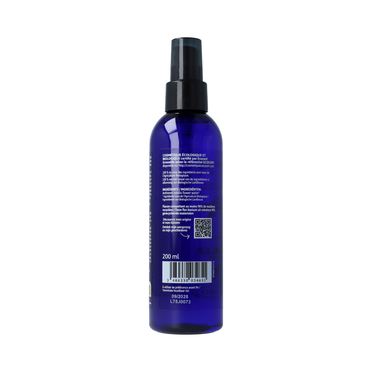 Ladrome Kamillewater spray bio (hydrolaat) 200.00 Milliliter