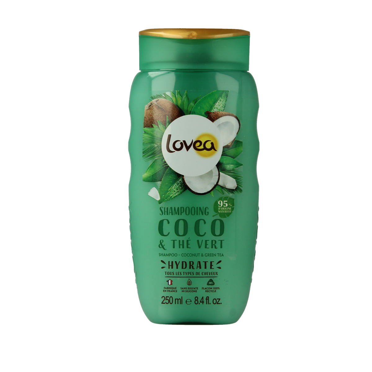 Lovea Shampoo coco & green tea 250.00 Milliliter