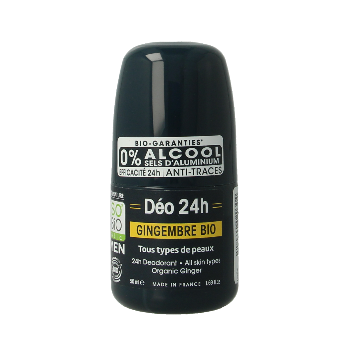 So Bio Etic Deo for men 3-in-1 ginger 50.00 Milliliter