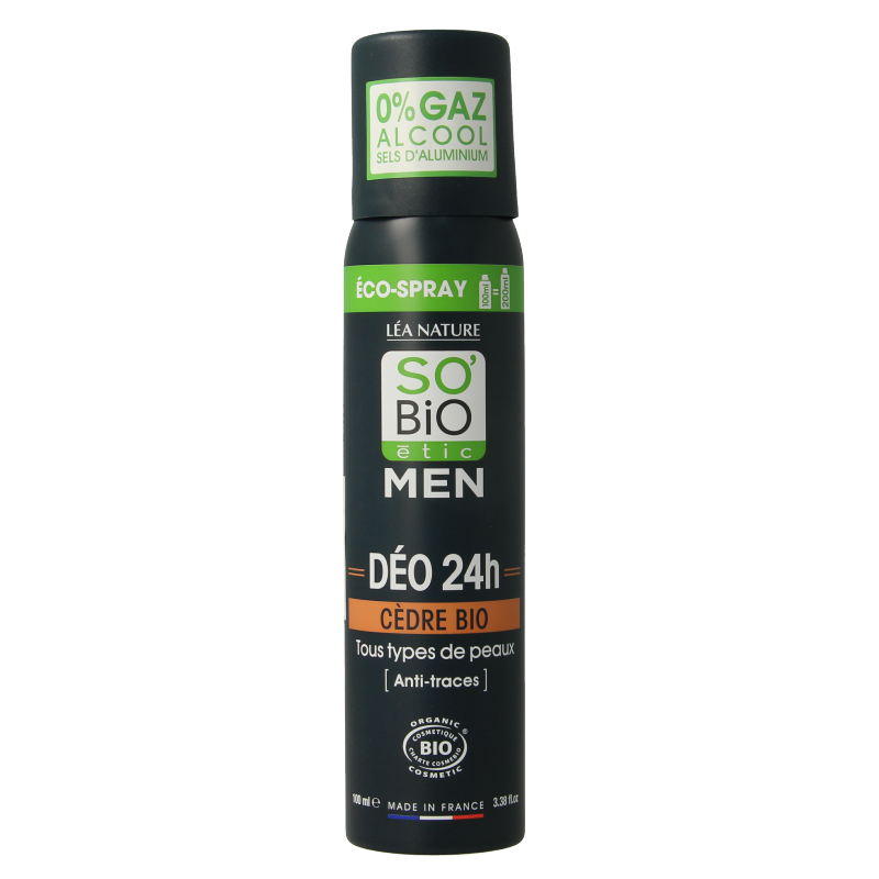 So Bio Etic For men deospray ceder 100 Milliliter