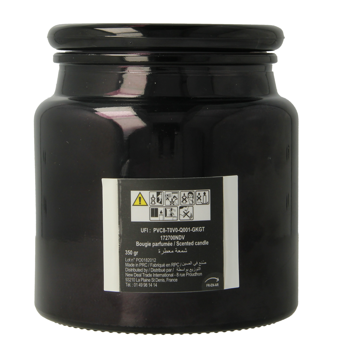 Elle Home Vanilla intense candle jar 350.00 Gram