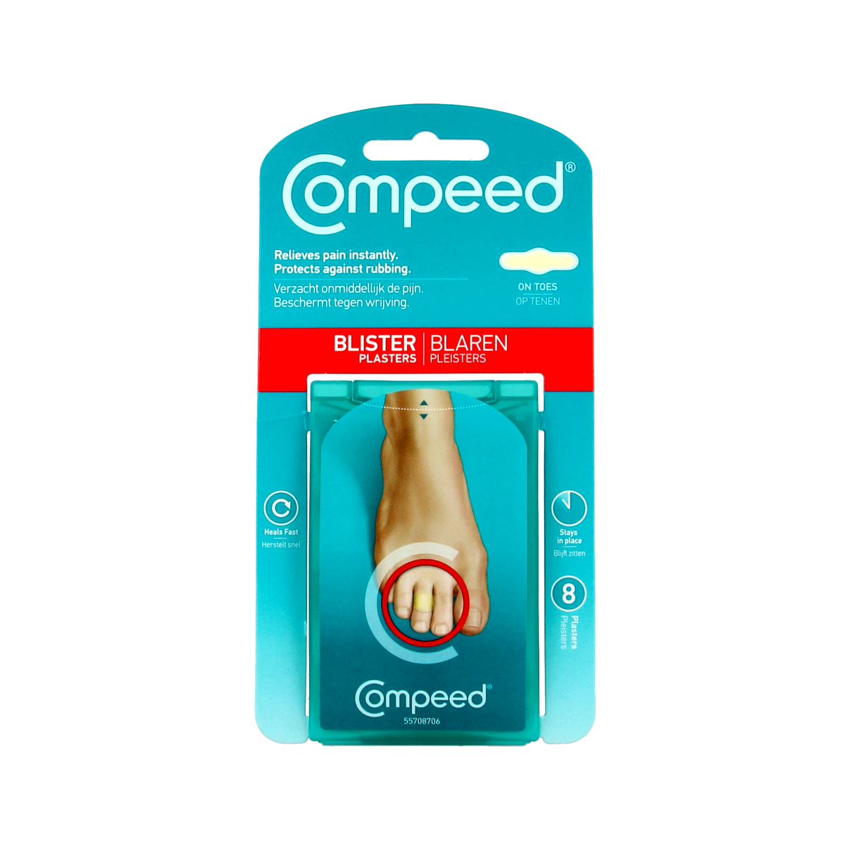 Compeed Blaren op tenen 8.00 Stuks