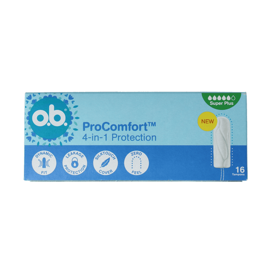 OB Damesverband en Tampons 16.00 Stuks OB Tampons pro comfort advanced super plus 16.00 Stuks