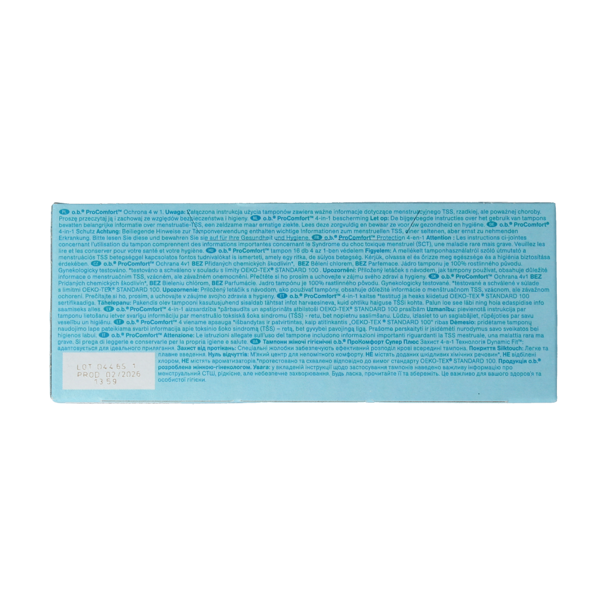 OB Tampons pro comfort advanced super plus 16.00 Stuks