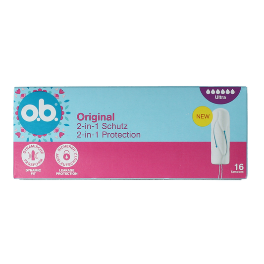 OB Tampons original dynamic fit ultra 16.00 Stuks