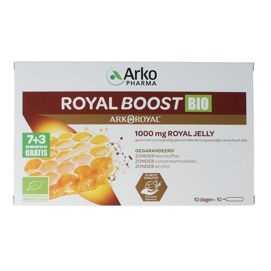 Royal Boost Royal Jelly boost (7 + 3) 15ml per ampul bio 10.00 Ampullen