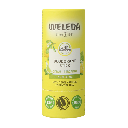 Weleda Deodorant stick citrus + bergamot 24U 50 Gram